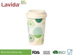 Durable Shatter Proof ECO Bamboo Takeaway Coffee Cup Customized Decal Matt