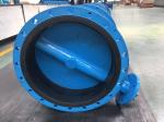 DI WCB PN16 BS EN593 Manual Double Flanged Butterfly Valve Wormgear Large size