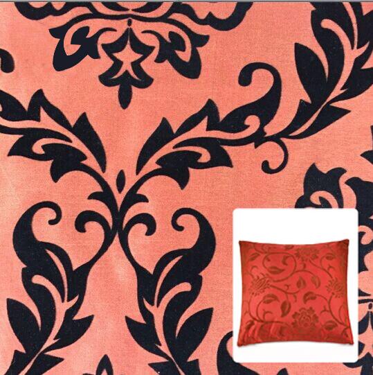 Buy cheap Flocking Dupioni Fabric for pillow cases from wholesalers