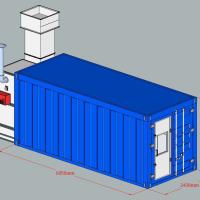 Buy cheap Convenient Spray Painting Mobile Container Spray Booth Garage Spray Booth For product