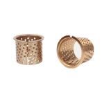 Oilless FB090 Wrapped Bronze Bearings CUSN8 Bushing Material