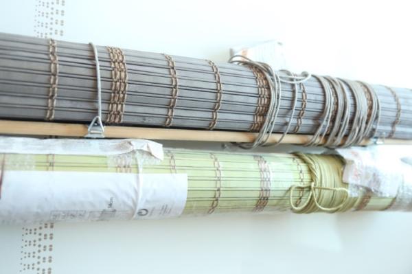 Buy cheap Modern Printed Bamboo Patio Shades Weaving With Raffia For Coffee Bar from wholesalers