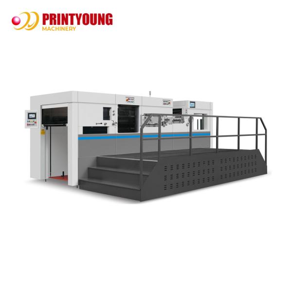 Buy cheap Flatbed Corrugated Cardboard Paper Die Cutting Machine With Stripping from wholesalers