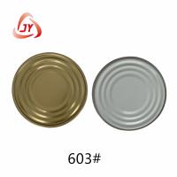 Buy cheap 603 #（153mm）TFS Hard open End Food packaging Clear and White sealed cap product