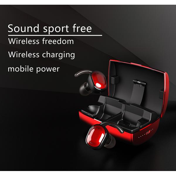 True Wireless in Ear Stereo Waterproof Earbuds (with2600mAh Charging Case)