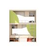 Buy cheap Space-Saving Hotel Bed Modern Minimalist Style Iron Bunk Bed with Large Storage Space from wholesalers