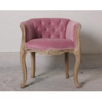 Buy cheap Elegant event antique wooden carved accent chair event tufted back rental product