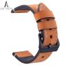 Buy cheap Watchband Genuine Cow Leather Watch Straps Black Brown Gray Wear-resistant Swearproof 20mm 22mm 24mm 26mm Watch Accessor from wholesalers