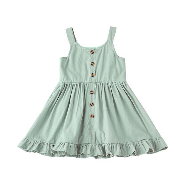 Buy cheap Summer Children'S Clothing Baby Girls Suspender Dress Solid Color from wholesalers