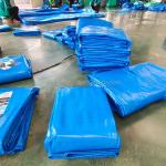 16*15 Density PE Tarpaulin for Rain and Dust Proofing Ensuring All-Weather