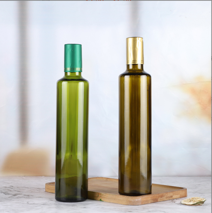 Borosilicate Glass Oil And Vinegar Dispenser Set Bottle 500ML Kitchen Tool
