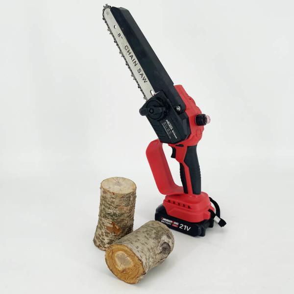 Buy cheap 21v 8'' Brushless Mini Electric Chainsaw Battery Woodworking Pruning Saw Garden Tool from wholesalers