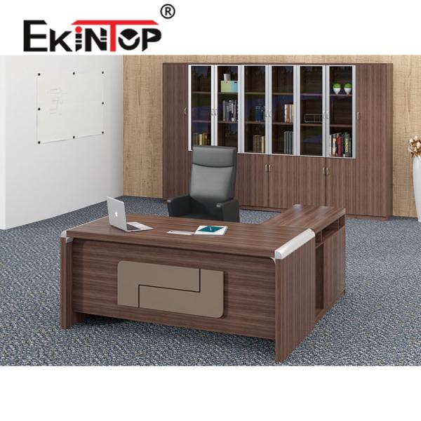 Buy cheap Office Furniture Executive Office Desk Mahogany Color Executive Computer Desk from wholesalers