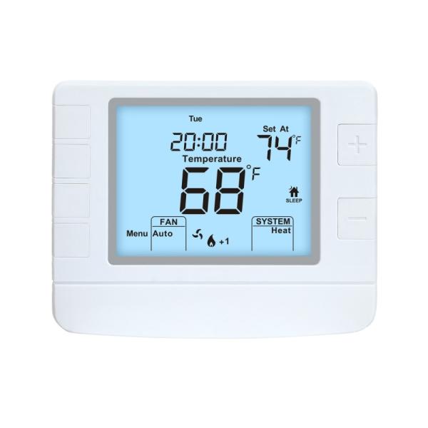 Riseem 24V Air Conditioning Heat Pump Home Non Programmable Thermostat For HVAC