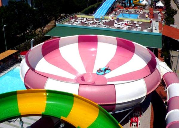 Buy cheap Fiberglass Material Huge Water Slide Water Play Equipment Erosion Resistant from wholesalers