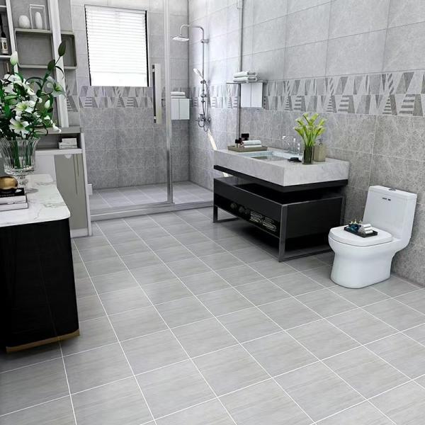 Buy cheap Grey Wooden Look Rustic Kitchen Porcelain Floor Tile Waterproof Bathroom from wholesalers