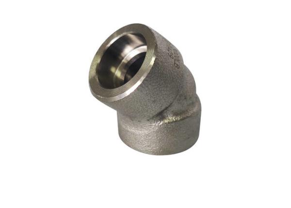 Buy cheap Forged 45° Elbow 9000# S31254 Socket Pipe Fitting from wholesalers