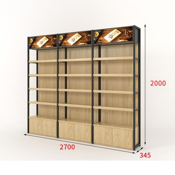 Buy cheap Gondola Convenience Store Display Shelves Double side For Grocery Shop from wholesalers
