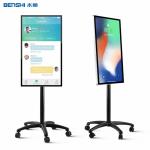 Mobile Phone Touch Screen Kiosk Floor Stand Live Streaming Broadcast Equipment