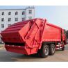 Buy cheap Red Howo Waste Collection Truck , 6 - 19 Cubic Rubbish Compactor Truck from wholesalers
