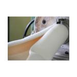 Milky White FKM Fluorine Rubber with Ozone Resistance Compression Set 12-15