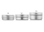 30g 60g 100g Aluminium Cosmetic Containers Matt Color Surface Finishing