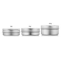 Buy cheap 30g 60g 100g Aluminium Cosmetic Containers Matt Color Surface Finishing product