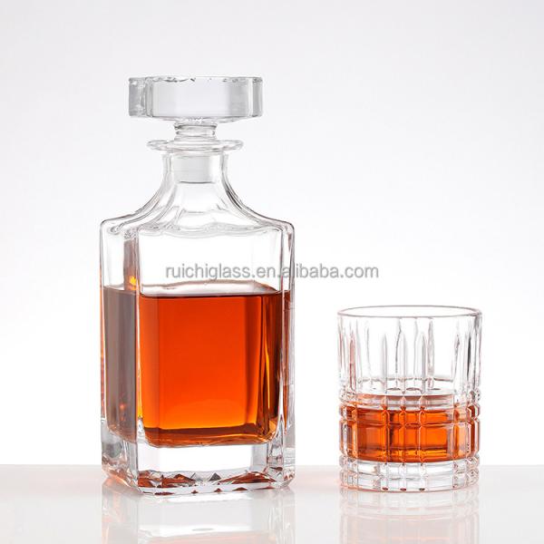 Buy cheap 500ml 750ml Frosted Wine Glass Vodka Bottle with Cap Collar Material Aluminum Plastic PP from wholesalers