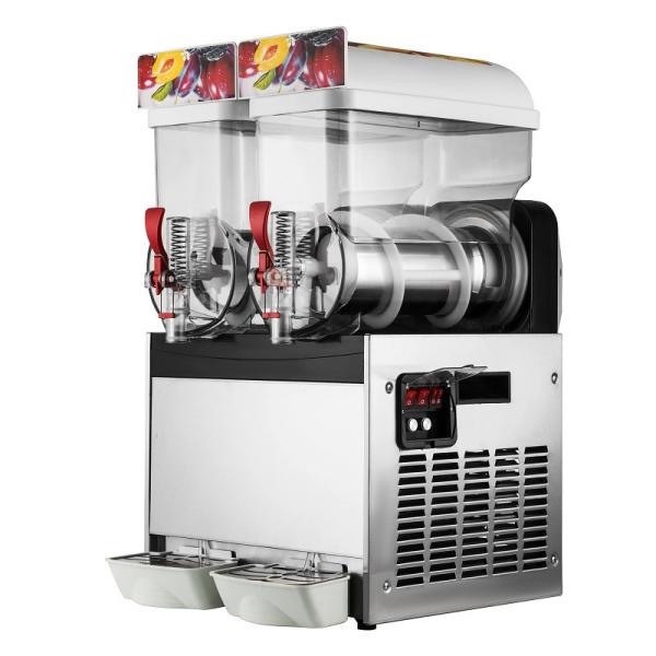 15L×2 Ice Slush Machine / 400w Granita Freezer For Juice With CE Approved , 220V