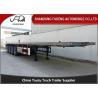 Buy cheap Mechanical Steel 4 Axle 40 Foot Flatbed Container Trailer from wholesalers