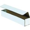 Buy cheap F Flute Corrugated Cardboard Box Logo Spot UV Printing Brown Inside White Outside from wholesalers