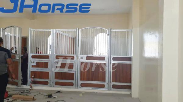 Buy cheap Prefabricated Powder Coated Horse Boarding Stables Entire Opening from wholesalers