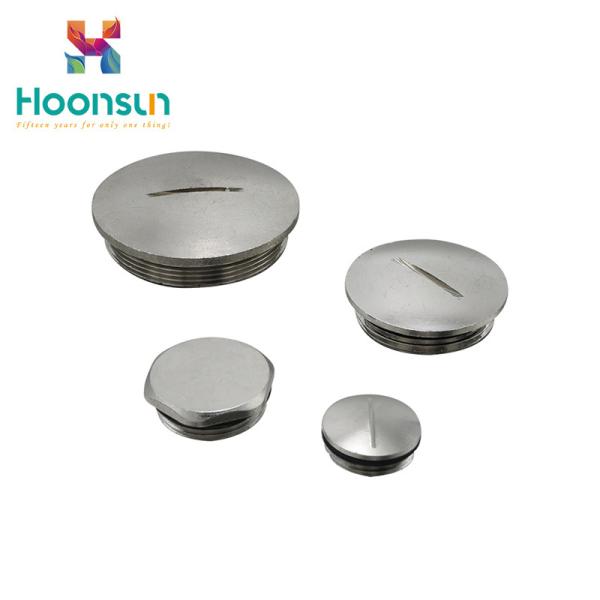 Buy cheap Nickel Plated Brass Cable Gland Accessories Hexagonal Plug Screw Caps IP54 from wholesalers