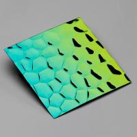 Buy cheap Mirror Water Ripple Decorative Stamped Stainless Steel Sheet Ceiling 4x8 product