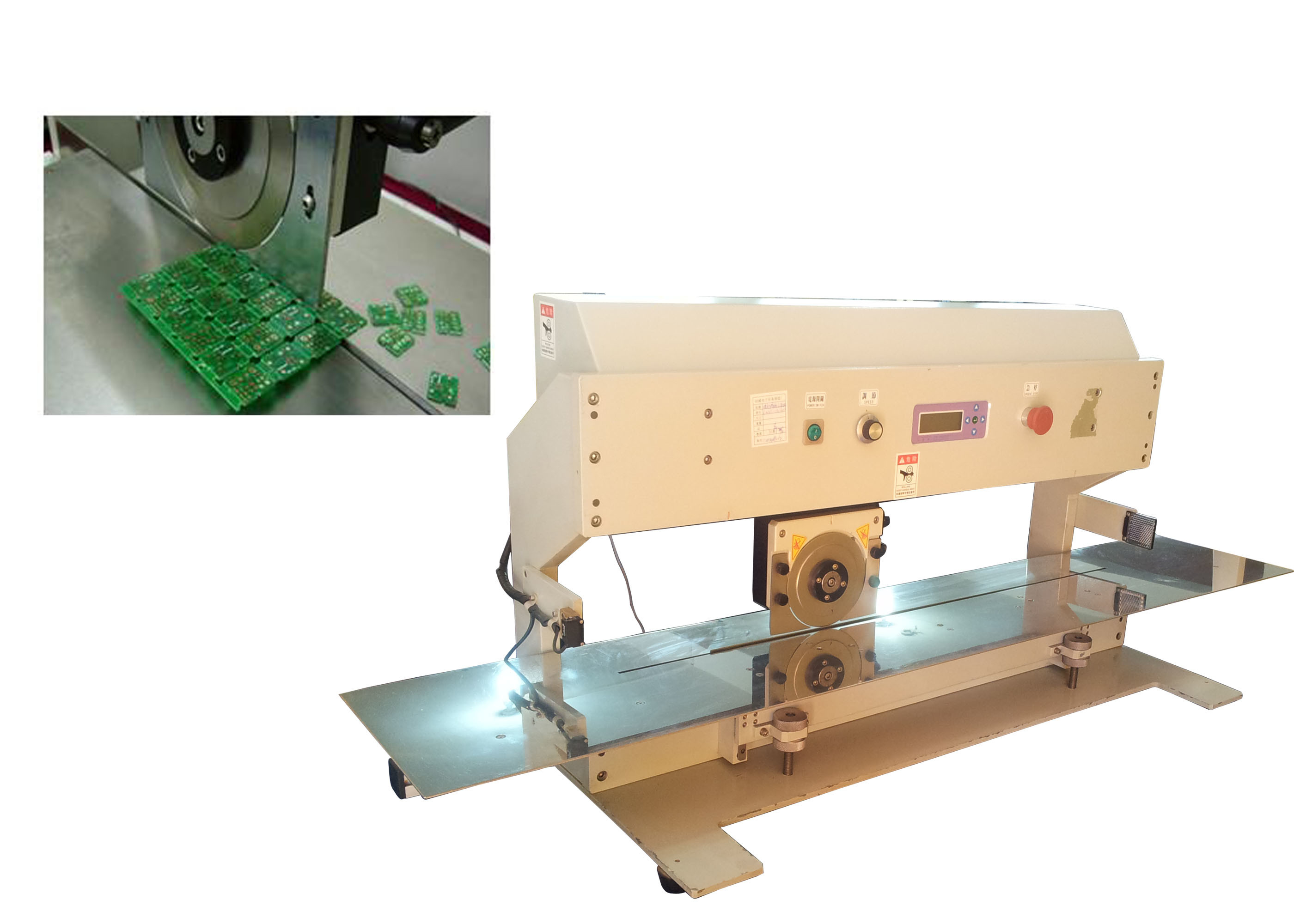 PCB Separator Machine with Convey Feeding Cutter for and Cutting of Electronic Board