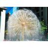 Buy cheap Urban Landscape Outdoor Waterfall Stainless Steel Dandelion Fountain from wholesalers