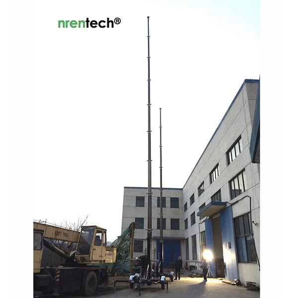 Buy cheap 18m lockable pneumatic telescoping mast 70kg payloads-NR-3600-18000-70L from wholesalers