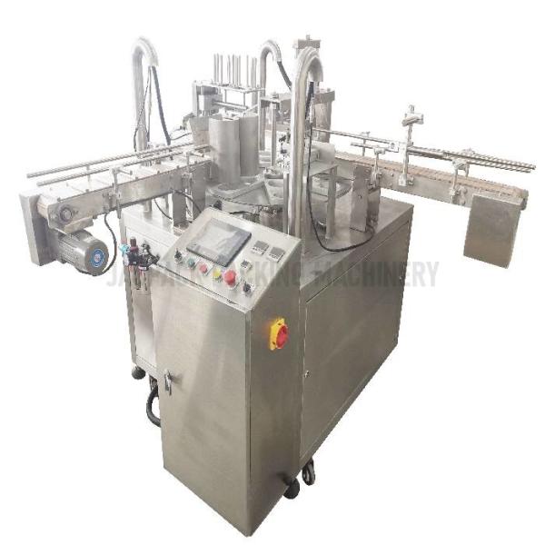 3000-4000pcs/H Yogurt Cup Filling Sealing Machine Stainless Steel With Filling