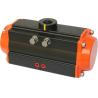 Buy cheap AT series double action single action black aluminum body pneumatic rotary actuator from wholesalers