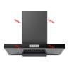 Buy cheap Wall Mounted T Shape Chimney Hood Stainless Steel Spray Painted Metal Less Than 65 DB Noise Level from wholesalers