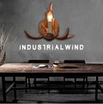 Personality Antler Art Wall Lamp Parlor Study Corridor Aisle Decorative Sconce