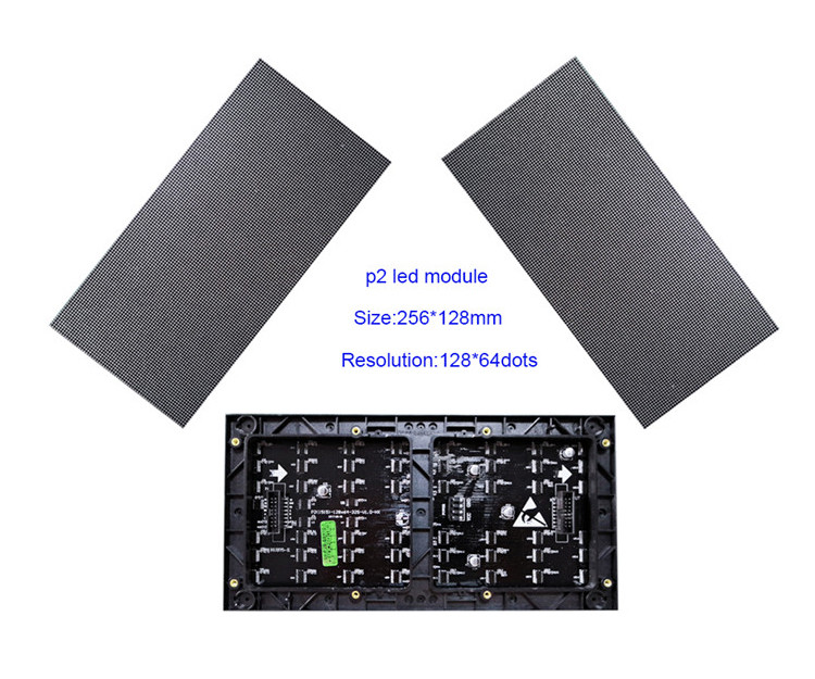 256*128mm Meeting Room P2 Full Color Led Display Module