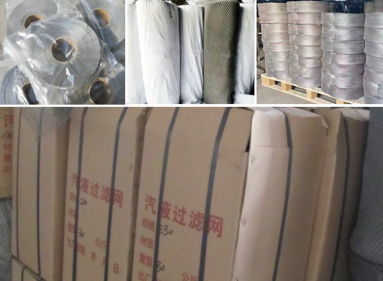 Customized Stainless Steel Knitted Wire Mesh For Industrial Use