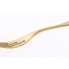 Buy cheap Smooth Edges Rose Gold 206mm 1810 Stainless Steel Fork And Spoon Set from wholesalers