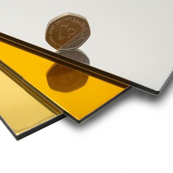 Antistatic 4mm 1250mm Mirror Aluminum Composite Panel 0