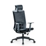 Modern Style Swivel Chair in Black Mesh Fabric for Ergonomic Office and BIFMA