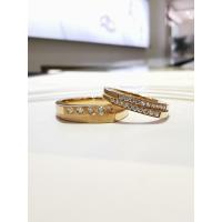 Buy cheap Gift Party Two Diamonds Layers 8.5g Personalized Couple Rings product