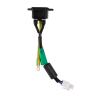 Buy cheap FL-2P+3.7 Round Ring Terminal Car Wiring Harness L127mm Ac Socket from wholesalers