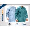 Buy cheap ISO CE FDA Breathable Disposable Lab Coats Medical Scrubs Lightweight With Knitted Collar from wholesalers