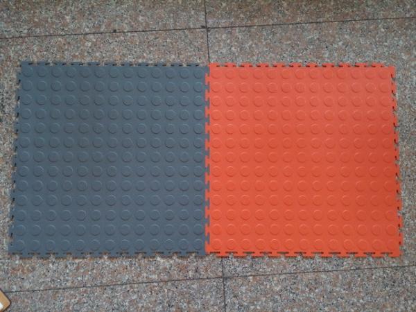 Buy cheap PVC studed visible joint interlocking floor tiles 462 from wholesalers